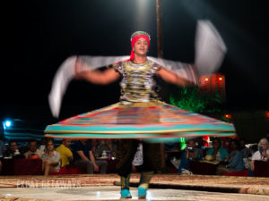 A traditional tanoura dancer