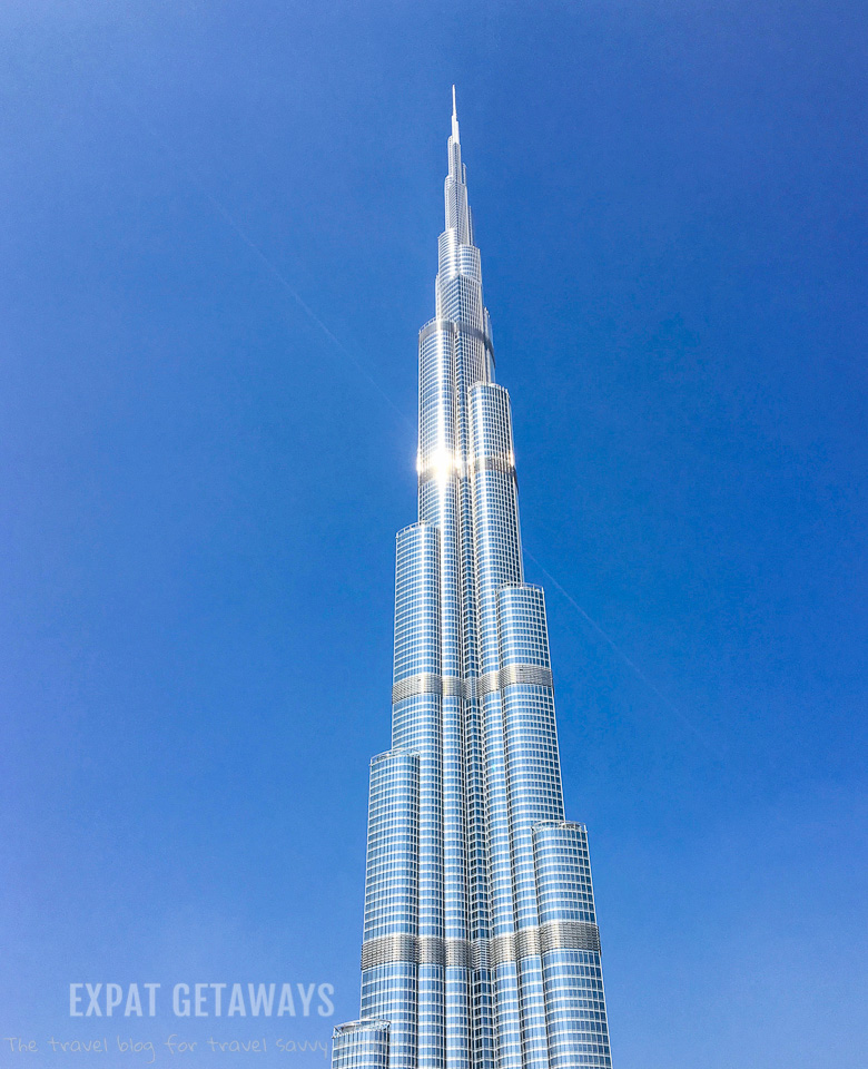 The world's tallest building - the Burj Khalifa