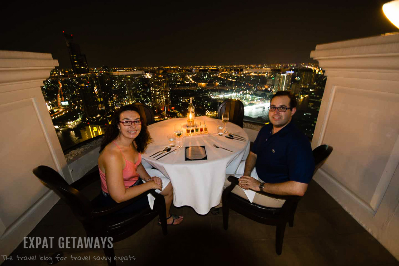 Our private balcony table for our honeymoon. Just perfect!