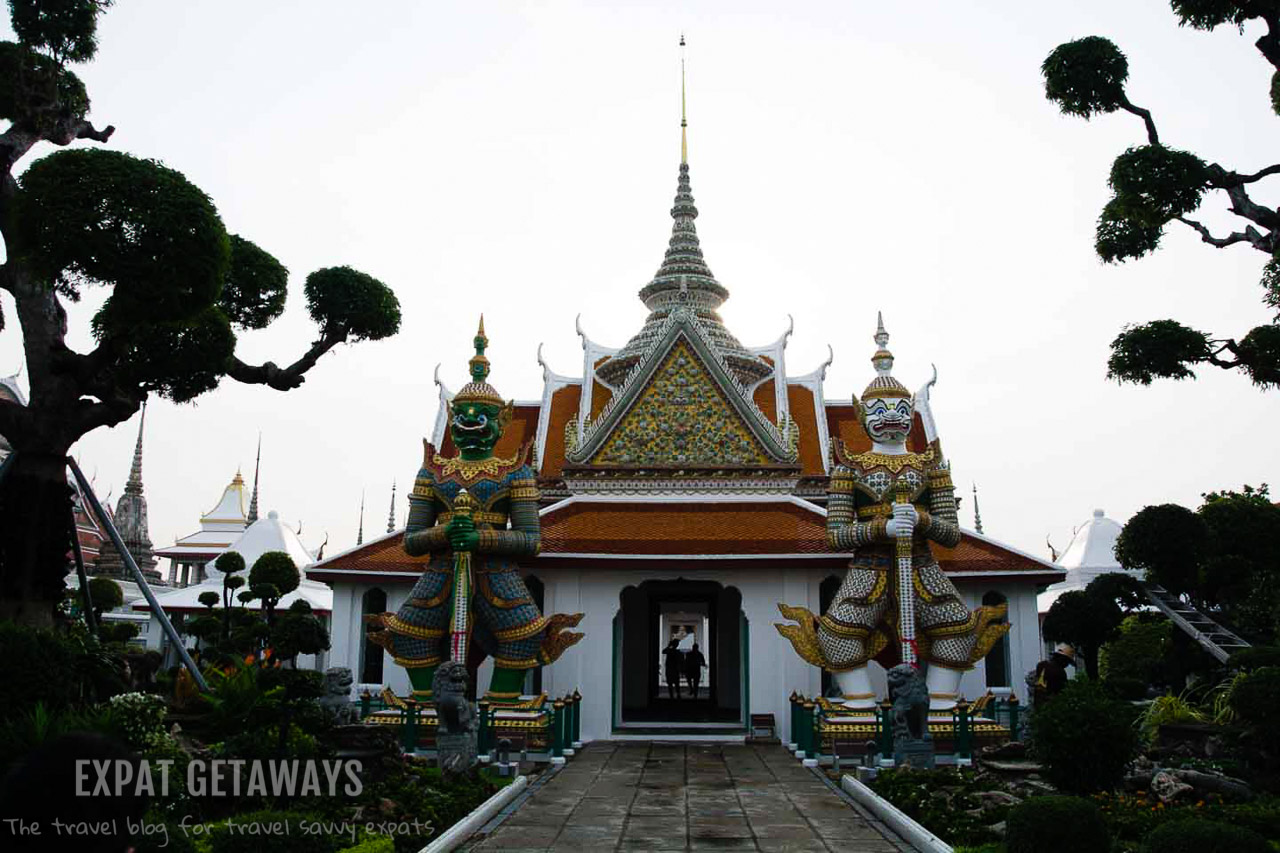 The entrance at Wat Arun. The stupa was is magnificent and best viewed from across the river.